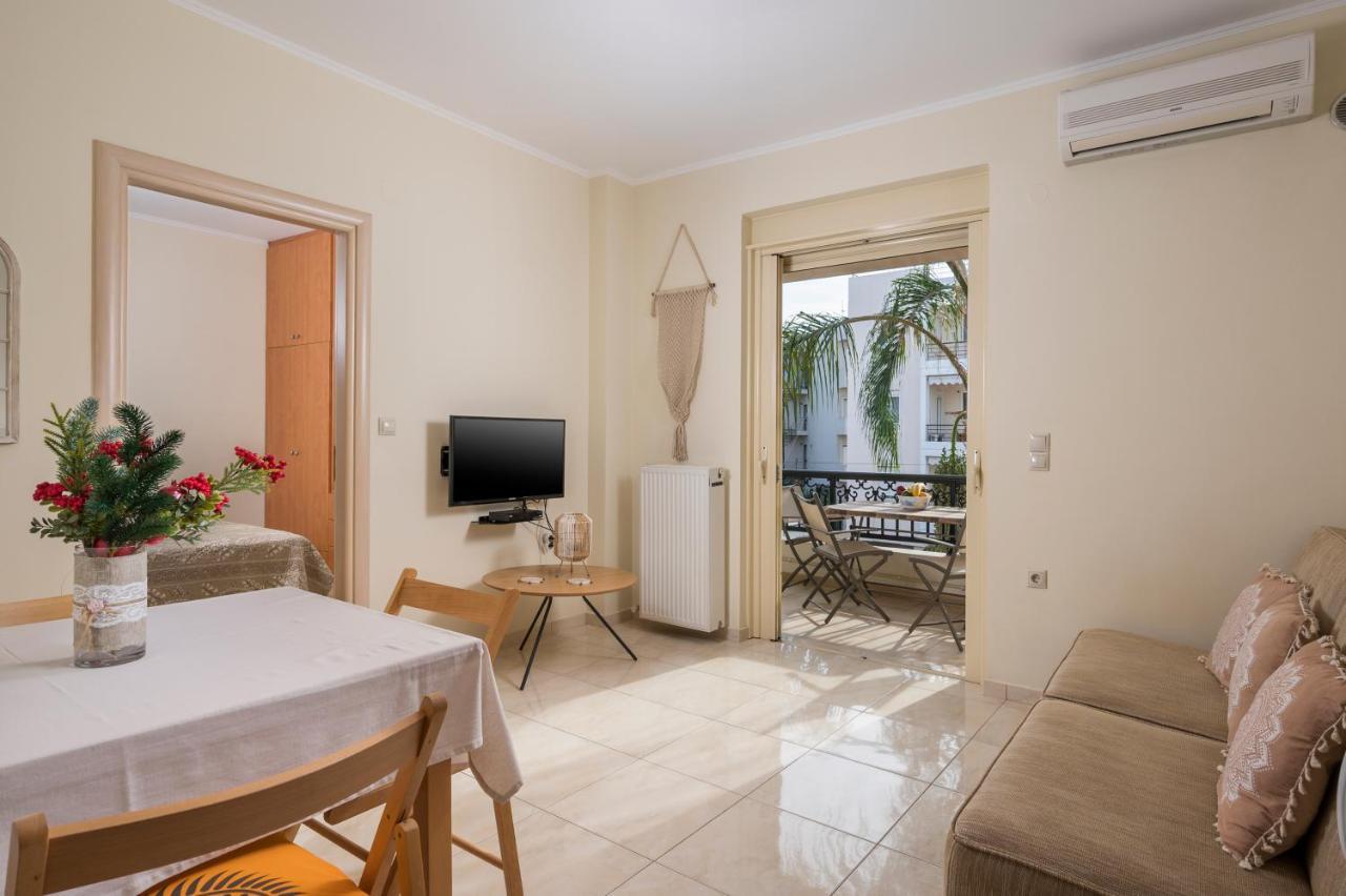 Апартаменты Luxury Coastal Retreat, Mountain View Balcony With Palm Trees & Parking Ханья Экстерьер фото